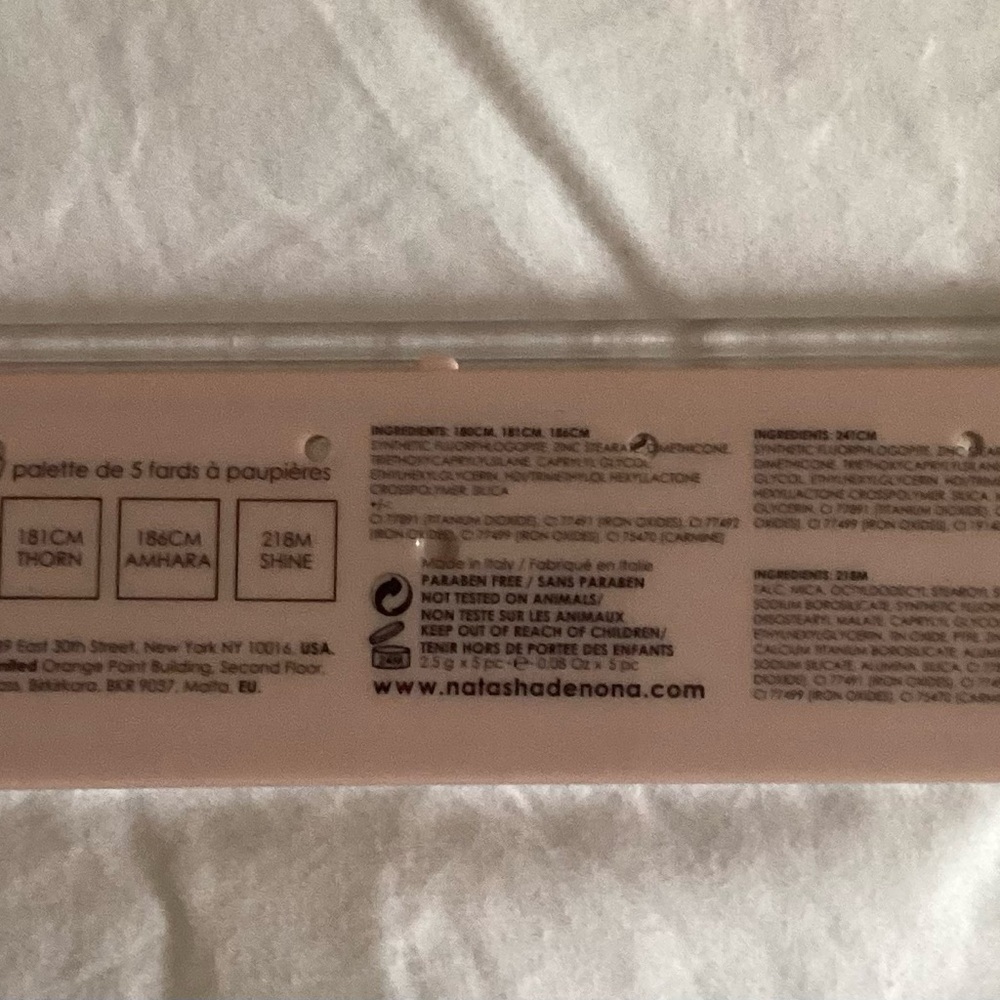 Natasha Denona Warm Matte & Shimmer Eyeshadow Palette - Neutral Brown & Rust - Picture 2 of 2